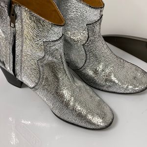Isabel marant silver boots